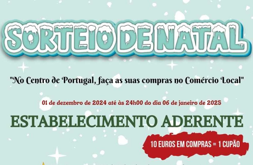  Vila de Rei: Sorteio de Natal regressa com 2.500€
